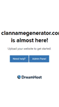 Mobile Screenshot of clannamegenerator.com